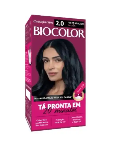imagem de Tintura Biocolor 2.0 Preto Azulado