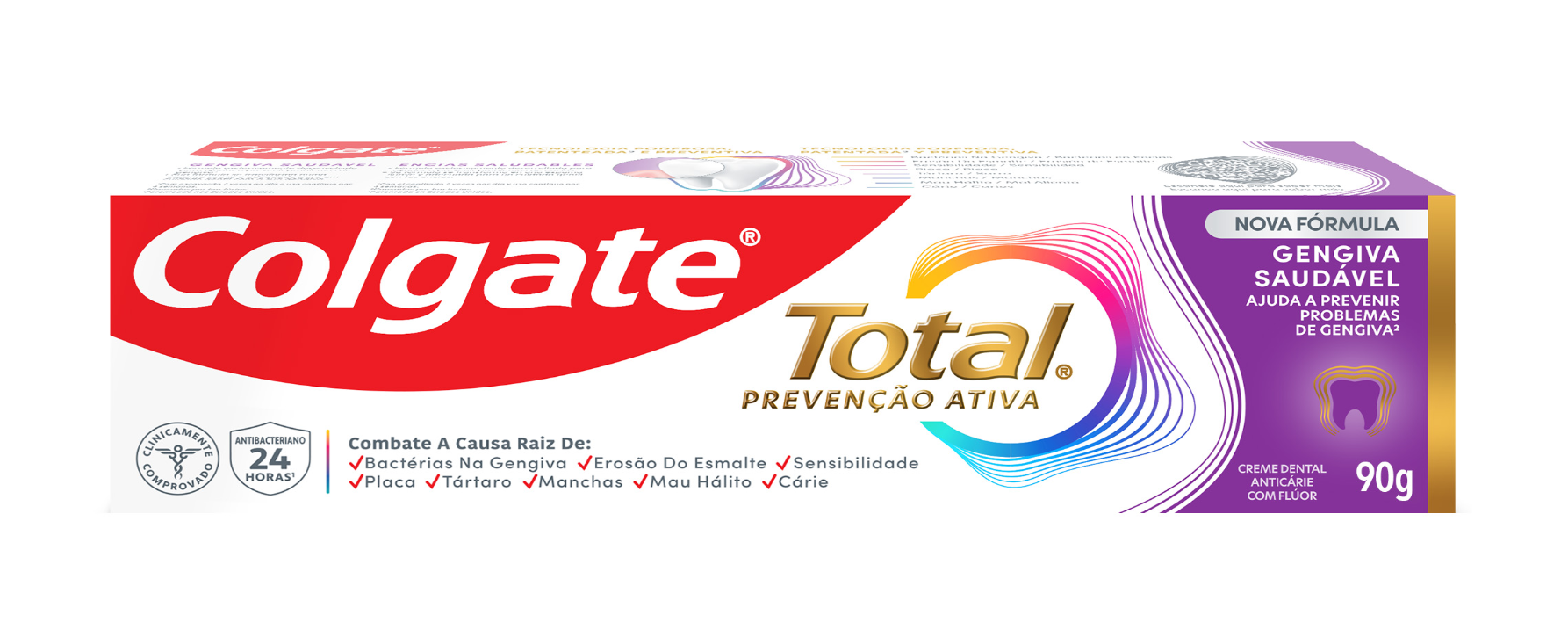 imagem de Creme Dental Colgate Total Gengiva Saudável 90g