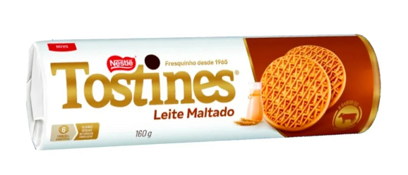 imagem de Biscoito Nestlé Tostines Leite Maltado 160g
