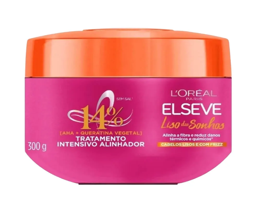 imagem de Creme Tratamento Elseve Liso Sonhos 300g