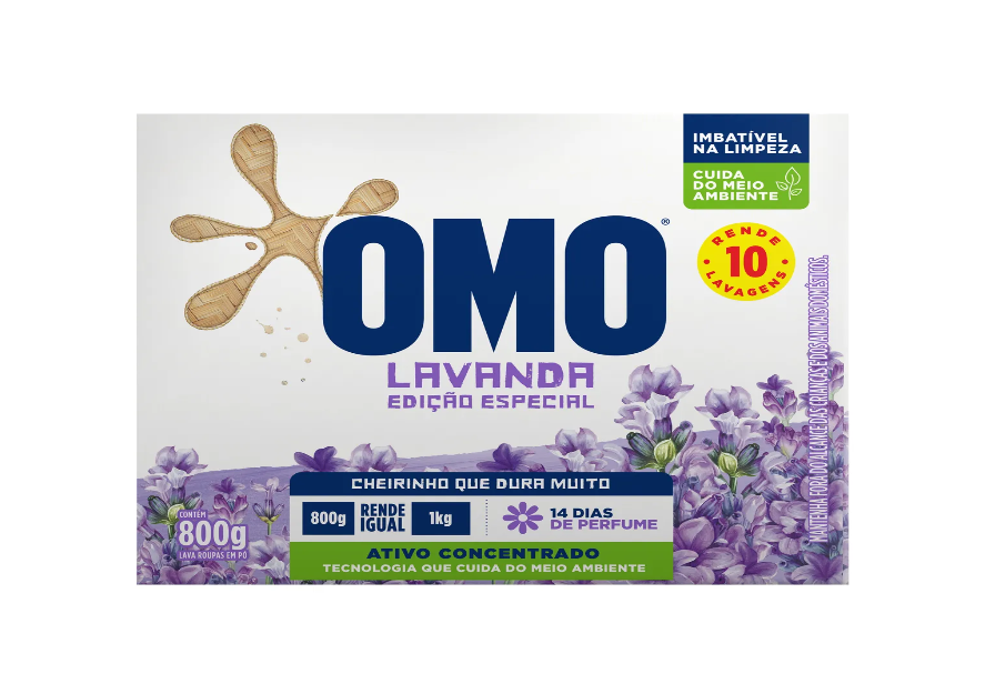 imagem de Sabão em Pó Omo Lavada 800g