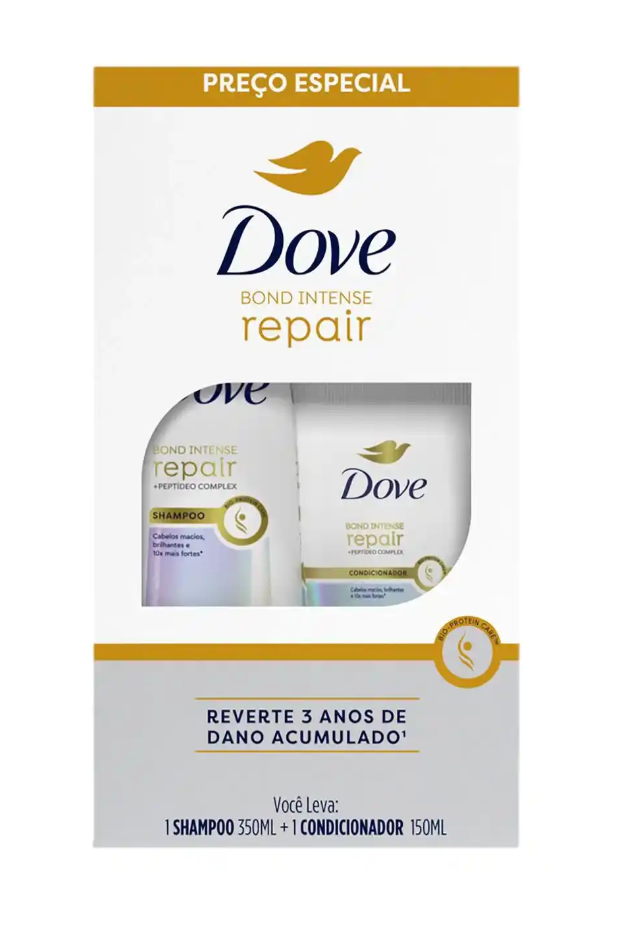 imagem de Kit Dove Shampoo + Condicionador Bond Intense Repair 500ml