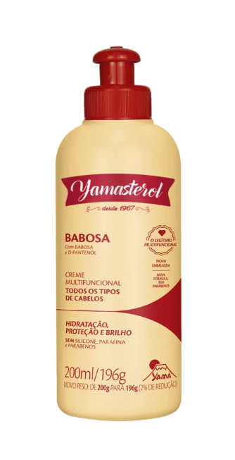 imagem de Creme Pentear Yamasterol c/Babosa 200g
