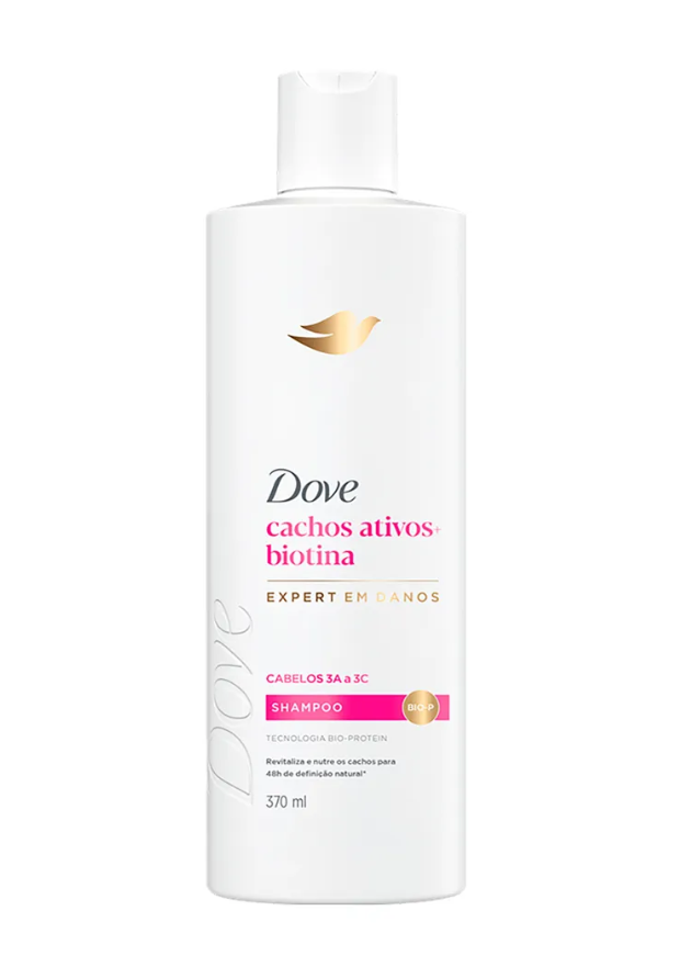 imagem de Shampoo Dove Cachos Ativos Biotina 370ml