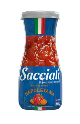 imagem de Molho de Tomate Sacciali Napoletana 530g