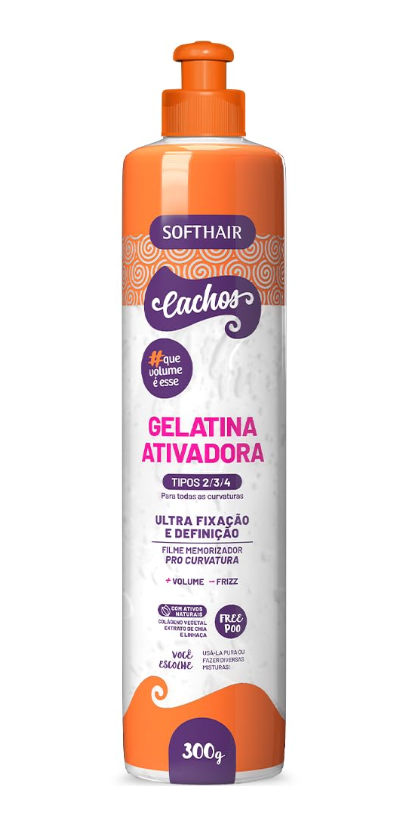 imagem de Gelatina Capilar Softhair Ativadora dos Cachos 300g