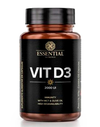 imagem de Suplemento Essential Vit D3 2000UI c/120 Capsulas