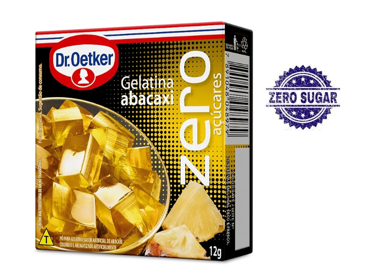 imagem de Gelatina Dr Oetker Zero Abacaxi 12g