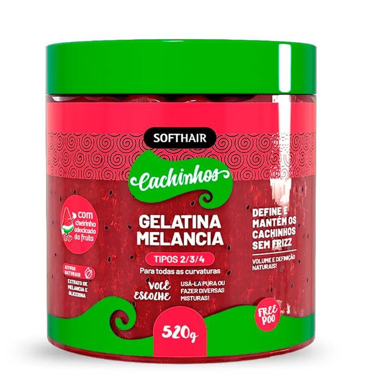 imagem de Gelatina Capilar Softhair Cachinhos Melancia 520g
