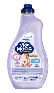 imagem de Amaciante Roupas Vida Macia Glicerina e Amêndoas 2l
