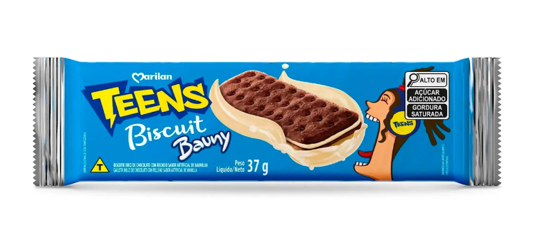 imagem de Biscoito Marilan Teens Bauny 37g