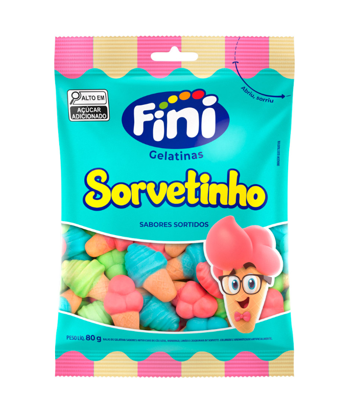 imagem de Bala Fini Sorvetinho 80g