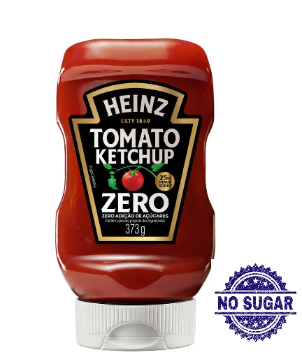 imagem de Ketchup Heinz Tomato Zero 373g