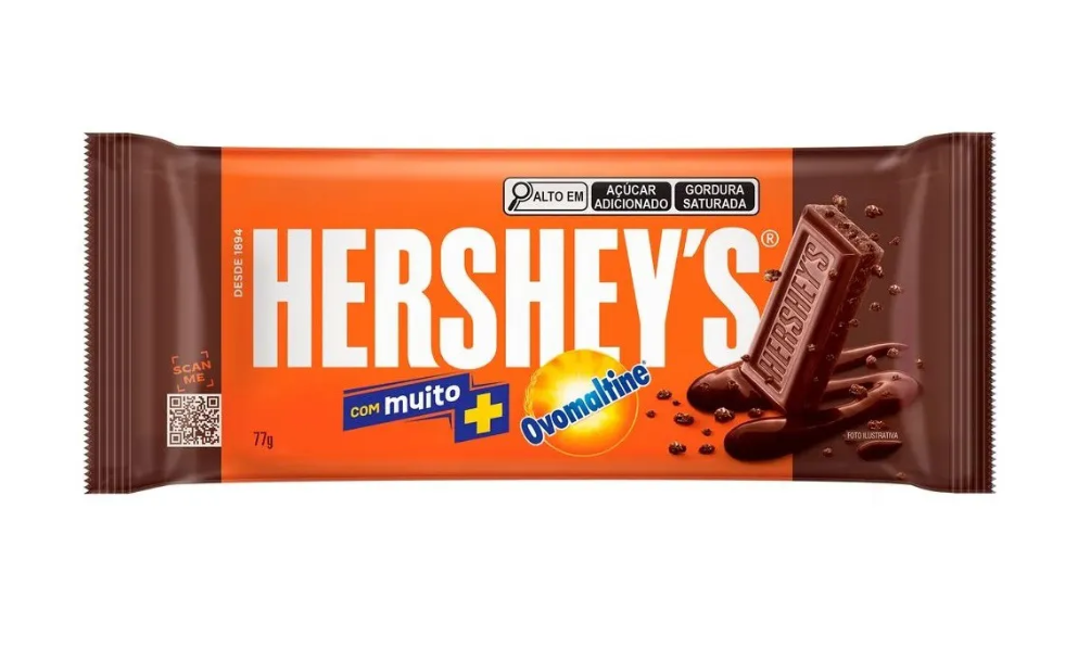 imagem de Chocolate Hershey's Ovomaltine Ao Leite 77g
