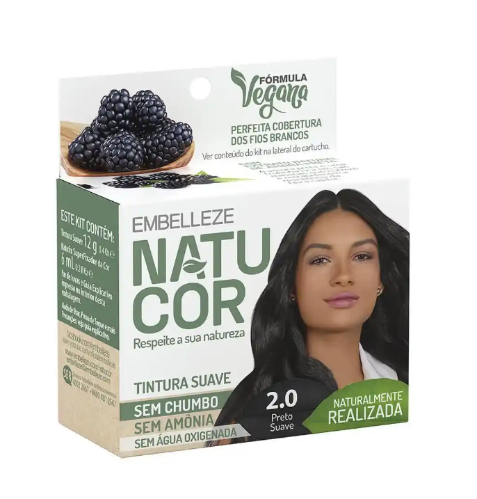 imagem de Tintura Natucor 2.0 Preto Suave