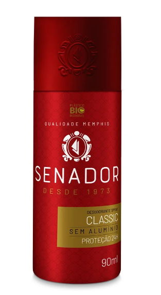 imagem de Desodorante Spray Senador Classic 90ml