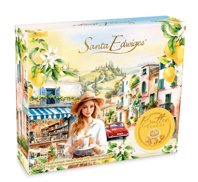 imagem de Biscoito Santa Edwiges Butter Caixa 160g