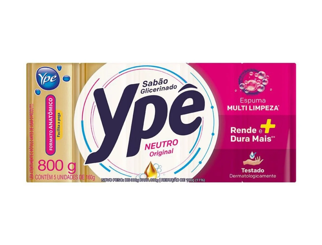 imagem de Sabão Barra Ypê Neutro 800g