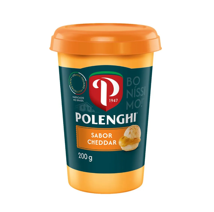 imagem de Requeijão Cremoso Polenghi Cheddar 200g