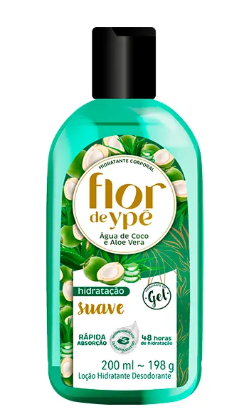 imagem de Loção Hidratante Flor de Ypê Agua de Coco e Aloe Vera 200ml