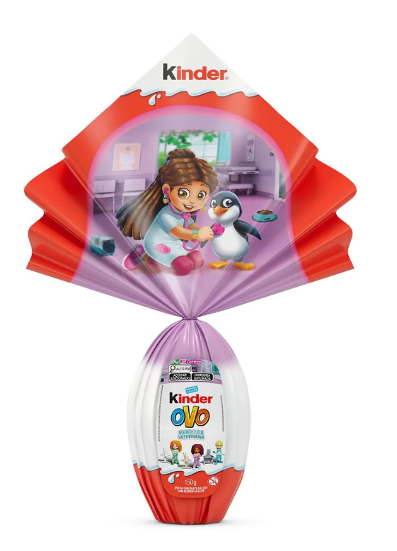 imagem de Ovo Páscoa Kinder Menina Surpresa 150g