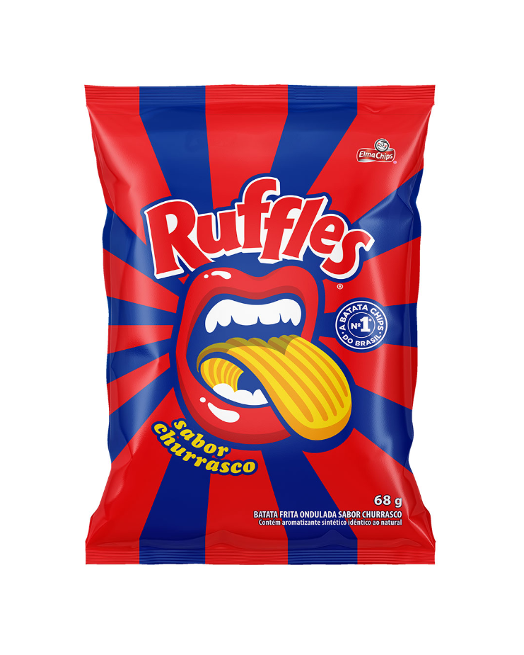 imagem de Salgadinho Elma Chips Ruffles Churrasco 68g