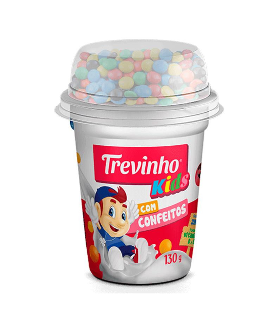 imagem de Iogurte Trevinho Ball Morango Kids 130g