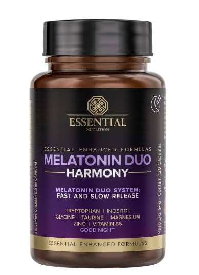 imagem de Suplemento Essential Melatonin Harmony c/120 Capsulas