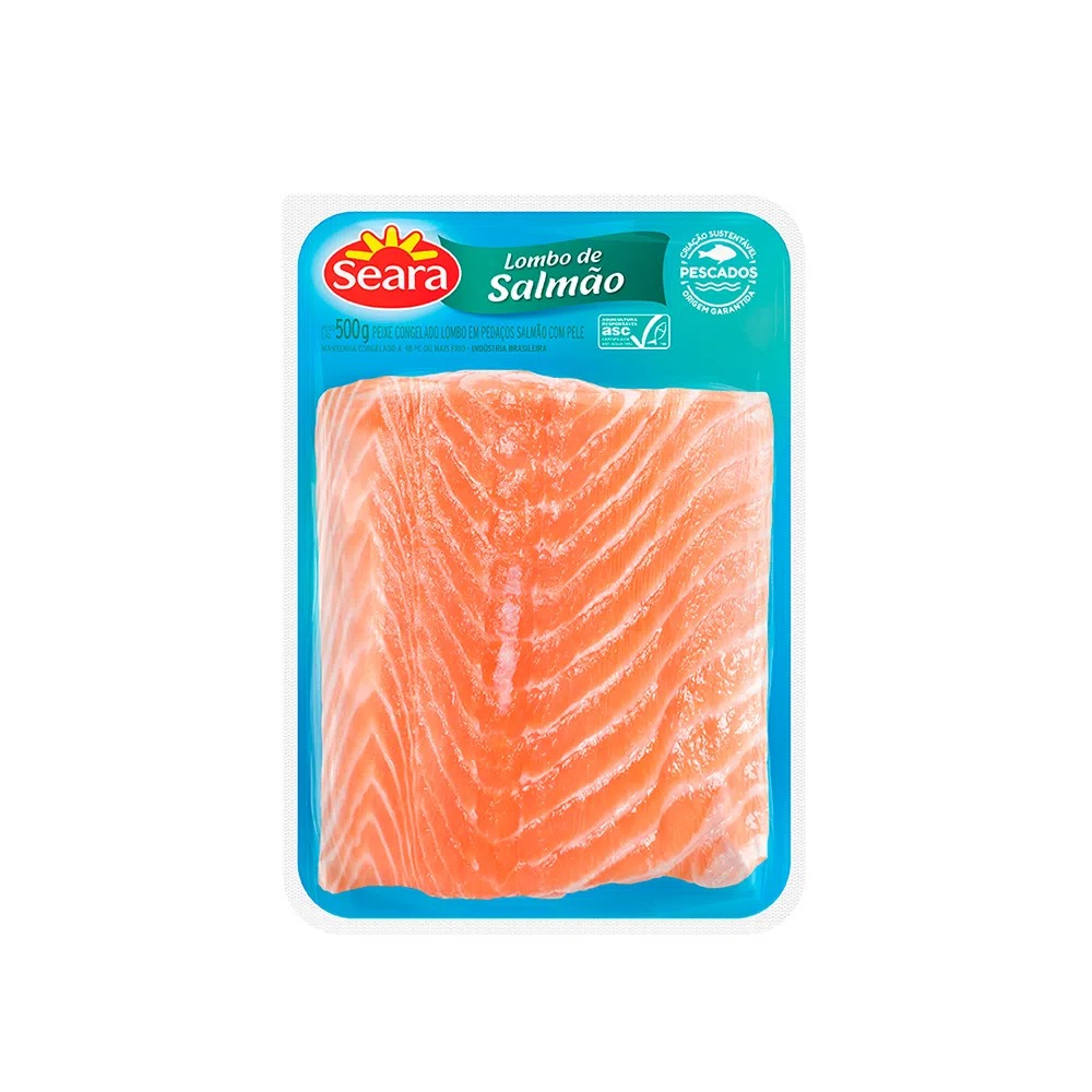 imagem de Peixe Salmão Lombo Seara 500g