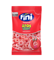 imagem de Bala Fini Aros de Morango 90g