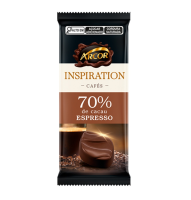 imagem de Chocolate Arcor Inspiration 70% de Cacau Espresso 80g