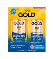 imagem de Kit Niely Gold Shampoo 275ml + Condicionador 175ml Água Termal