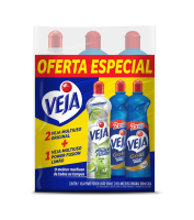 imagem de Kit Veja Multiuso Squeeze 2 Original 500ml + 1 Power Fusion 500ml