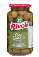 imagem de Azeitona Rivoli Verde c/ Caroço 500g