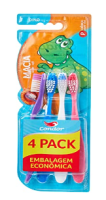 imagem de Escova Dental Condor Dino Macia c/ 4un Ref:8119-0