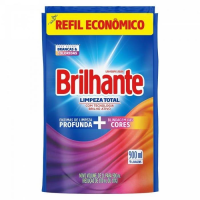 imagem de Lava Roupas Brilhante Limpeza Total 900ml Sachê