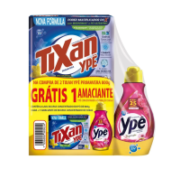 imagem de Kit Sabão em Pó Tixan Primavera c/2un de 800g Grátis Amaciante Ypê Inspiração 500ml