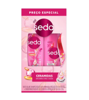 imagem de Kit Seda Shampoo 300ml + Condicionador 190ml Ceramidas