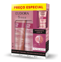 imagem de Kit Siàge Shampoo 250ml + Condicionador 125ml + Leave in 30ml Nutri Rosé