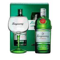 imagem de Kit Gin Tanqueray 750ml c/ Taça