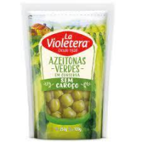 imagem de Azeitona La Violetera Verde s/ Caroço Refil 120g