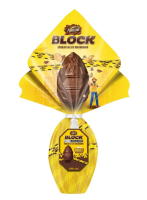 imagem de Ovo Páscoa Arcor Block Chocolate ao Leite c/ Amendoim 230g