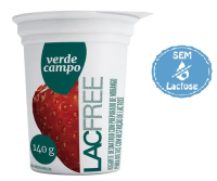 imagem de Iorgute Verde Campo Lacfree Morango 140g