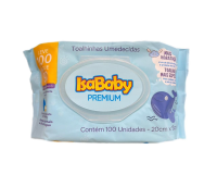 imagem de Toalha Umedecida Isababy Premium 100un