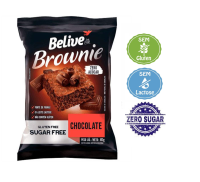 imagem de Brownie Belive Sem Glúten, Sem Lactose, Sem Adição de Açúcar Chocolate 40g