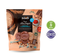 imagem de Biscoito Naturatta Arroz Integral Cobertura Chocolate Amargo Zero Açúcar 60g