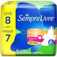 imagem de Absorvente Sempre Livre c/ Abas Adapt Suave Lv8 Pg7