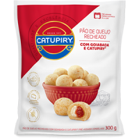 imagem de Pão de Queijo Catupiry Recheado Com Goiabada 300g