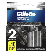 imagem de Carga Gillette Mach3 Carbono c/2