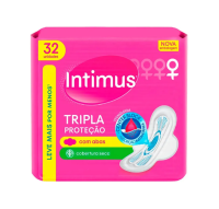 imagem de Absorvente Intimus Gel c/ Abas Tripla Proteção Seca c/ 32